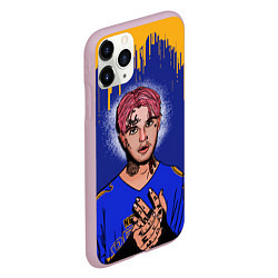 Чехол iPhone 11 Pro матовый LIL PEEP ЛИЛ ПИП Z, цвет: 3D-розовый — фото 2