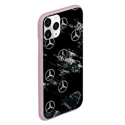 Чехол iPhone 11 Pro матовый MERCEDES, цвет: 3D-розовый — фото 2