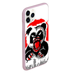 Чехол iPhone 11 Pro матовый Злая Кровавая Панда, цвет: 3D-розовый — фото 2