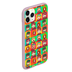Чехол iPhone 11 Pro матовый Аниме Южный парк, цвет: 3D-розовый — фото 2