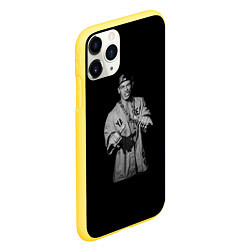 Чехол iPhone 11 Pro матовый John Cena, цвет: 3D-желтый — фото 2