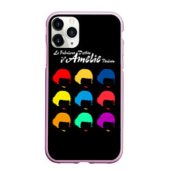 Чехол iPhone 11 Pro матовый Amelie Poulain, цвет: 3D-розовый