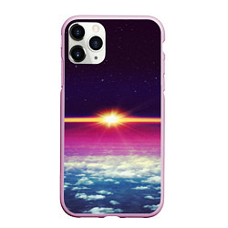 Чехол iPhone 11 Pro матовый МЕЖДУ НЕБОМ И ЗЕМЛЁЙ, цвет: 3D-розовый