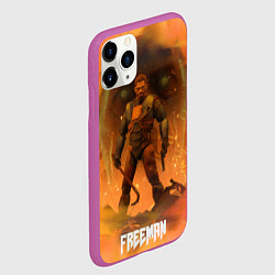 Чехол iPhone 11 Pro матовый FREEMAN GMAN HALF-LIFE Z, цвет: 3D-фиолетовый — фото 2