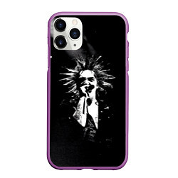 Чехол iPhone 11 Pro матовый Горшок на концерте, цвет: 3D-фиолетовый