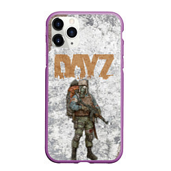 Чехол iPhone 11 Pro матовый DAYZ ДЕЙЗИ Z, цвет: 3D-фиолетовый