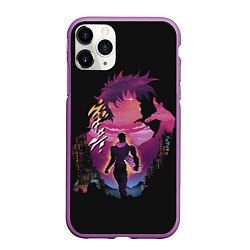 Чехол iPhone 11 Pro матовый Joseph Joestar, цвет: 3D-фиолетовый