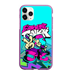 Чехол iPhone 11 Pro матовый FRIDAY NIGHT FUNKIN АКВАНЕОН, цвет: 3D-фиолетовый