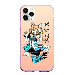 Чехол iPhone 11 Pro матовый Феликс Аргайл, Re: Zero, цвет: 3D-розовый