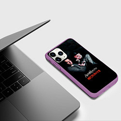Чехол iPhone 11 Pro матовый Агата Кристи НОСТАЛЬГИЯ, цвет: 3D-фиолетовый — фото 2