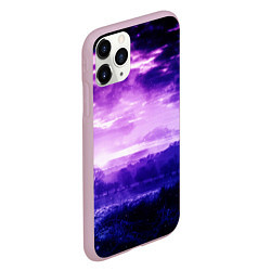 Чехол iPhone 11 Pro матовый ФИОЛЕТОВЫЙ РАЙ, цвет: 3D-розовый — фото 2