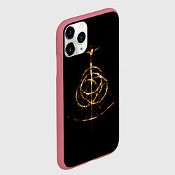 Чехол iPhone 11 Pro матовый Elden Ring, цвет: 3D-малиновый — фото 2