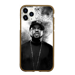 Чехол iPhone 11 Pro матовый Ice Cube Айс Куб Z, цвет: 3D-коричневый
