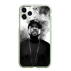 Чехол iPhone 11 Pro матовый Ice Cube Айс Куб Z, цвет: 3D-салатовый