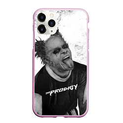 Чехол iPhone 11 Pro матовый THE PRODIGY ПРОДИДЖИ Z, цвет: 3D-розовый