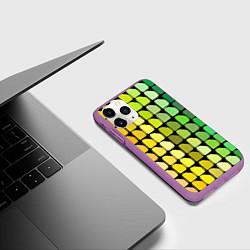 Чехол iPhone 11 Pro матовый Палитра, цвет: 3D-фиолетовый — фото 2
