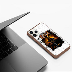 Чехол iPhone 11 Pro матовый Ария ПАЛАЧ, цвет: 3D-коричневый — фото 2