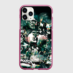 Чехол iPhone 11 Pro матовый Большой куш: Персонажи, цвет: 3D-малиновый