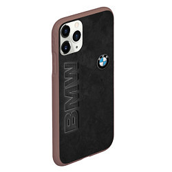 Чехол iPhone 11 Pro матовый BMW LOGO AND INSCRIPTION, цвет: 3D-коричневый — фото 2