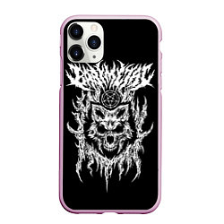 Чехол iPhone 11 Pro матовый Baby Metal Wolf, цвет: 3D-розовый