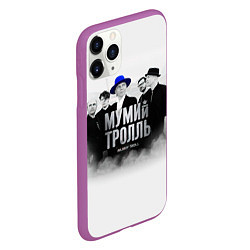 Чехол iPhone 11 Pro матовый Мумий Тролль Mumiy Troll, цвет: 3D-фиолетовый — фото 2