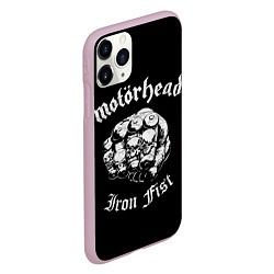 Чехол iPhone 11 Pro матовый Iron Fist, цвет: 3D-розовый — фото 2