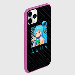 Чехол iPhone 11 Pro матовый Аква Aqua Коносуба KonoSuba, цвет: 3D-фиолетовый — фото 2