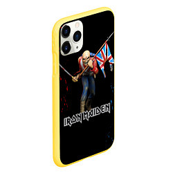Чехол iPhone 11 Pro матовый IRON MAIDEN АЙРОН МЕЙДЕН Z, цвет: 3D-желтый — фото 2