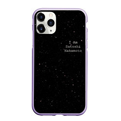 Чехол iPhone 11 Pro матовый I Am Satoshi Nakamoto