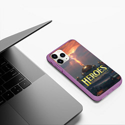 Чехол iPhone 11 Pro матовый Heroes of Might and Magic HoM Z, цвет: 3D-фиолетовый — фото 2