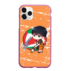 Чехол iPhone 11 Pro матовый Kageyama tobio Haikyu Z, цвет: 3D-малиновый