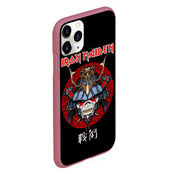 Чехол iPhone 11 Pro матовый Iron Maiden, Senjutsu, цвет: 3D-малиновый — фото 2