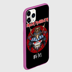 Чехол iPhone 11 Pro матовый Iron Maiden, Senjutsu, цвет: 3D-фиолетовый — фото 2
