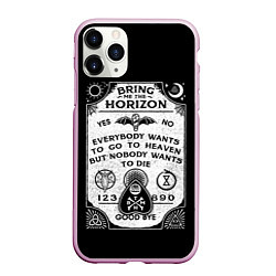 Чехол iPhone 11 Pro матовый Bring Me the Horizon Уиджи, цвет: 3D-розовый