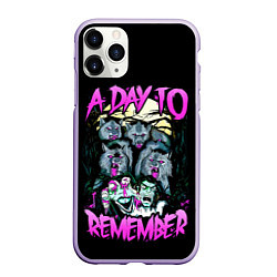 Чехол iPhone 11 Pro матовый A Day to Remember, цвет: 3D-светло-сиреневый