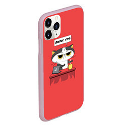 Чехол iPhone 11 Pro матовый Доброе утро, цвет: 3D-розовый — фото 2