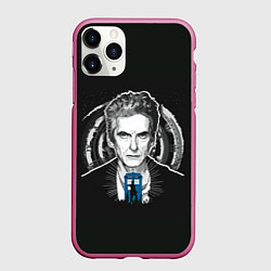 Чехол iPhone 11 Pro матовый Питер Капальди, цвет: 3D-малиновый