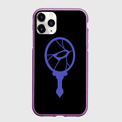 Чехол iPhone 11 Pro матовый Малкавиан, цвет: 3D-фиолетовый