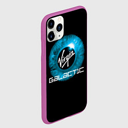 Чехол iPhone 11 Pro матовый Virgin Galactic Вирджин Галактик, цвет: 3D-фиолетовый — фото 2