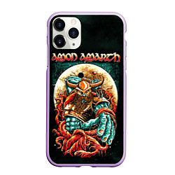 Чехол iPhone 11 Pro матовый Amon Amarth, цвет: 3D-сиреневый