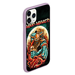 Чехол iPhone 11 Pro матовый Amon Amarth, цвет: 3D-сиреневый — фото 2