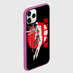 Чехол iPhone 11 Pro матовый Призрак в доспехах, цвет: 3D-фиолетовый — фото 2