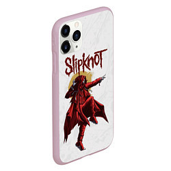Чехол iPhone 11 Pro матовый SLIPKNOT СЛИПКНОТ Z, цвет: 3D-розовый — фото 2