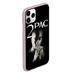 Чехол iPhone 11 Pro матовый TUPAC, цвет: 3D-розовый — фото 2
