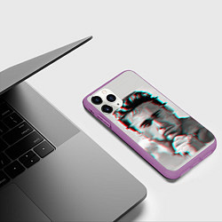 Чехол iPhone 11 Pro матовый Billie Herrington Gachimuchi, цвет: 3D-фиолетовый — фото 2