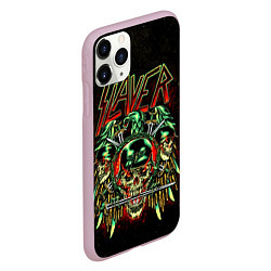 Чехол iPhone 11 Pro матовый Slayer, цвет: 3D-розовый — фото 2