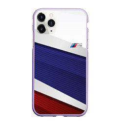 Чехол iPhone 11 Pro матовый BMW БМВ Z, цвет: 3D-светло-сиреневый