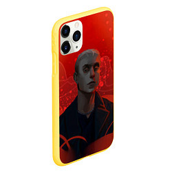 Чехол iPhone 11 Pro матовый Мультяшный Ти, цвет: 3D-желтый — фото 2