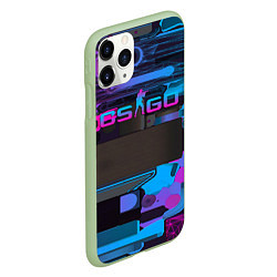 Чехол iPhone 11 Pro матовый CS GO Decimator Опустошитель, цвет: 3D-салатовый — фото 2