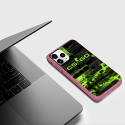 Чехол iPhone 11 Pro матовый VIRUS ВИРУС CS, цвет: 3D-малиновый — фото 2